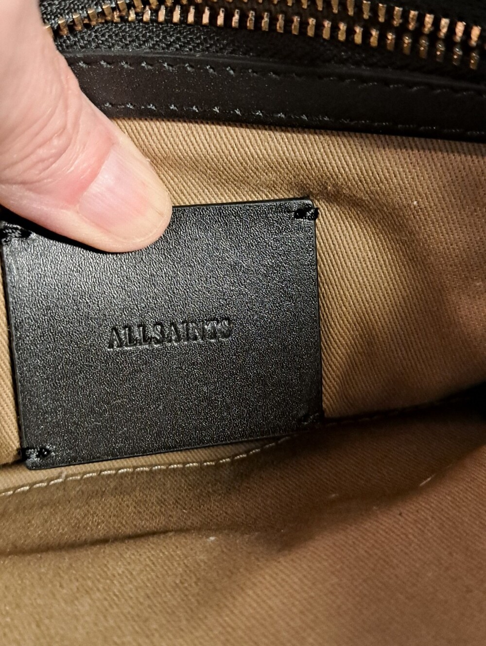 All Saints Eve Quilted Leather Crossbody Bag - Picture 7 of 11